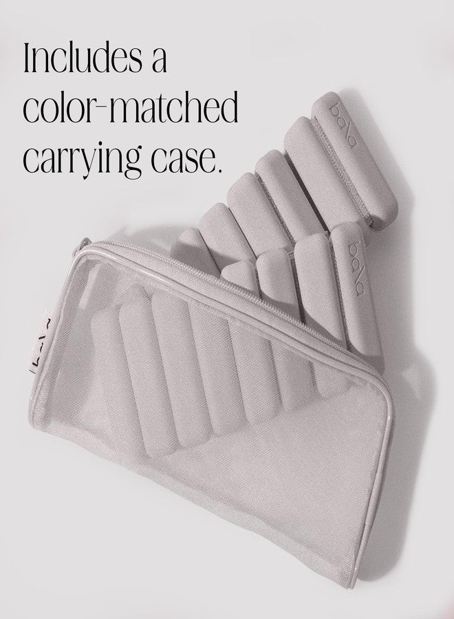 بالا أثقال بالا بانجلز للمعصم والكاحل - مجموعة أربطة وزن قابلة للتعديل بوزن 1 رطل للنساء والرجال - أثقال سيليكون للذراع والساق للبيلاتس واليوغا والمشي والباريه والتمارين المنزلية وتمارين القوة - هيذر - Image 5